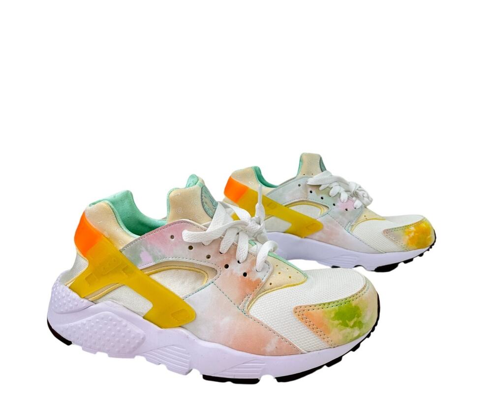 NEW Nike Air Huarache Run GS Supernova Tie-Dye FJ7715-171 Sneakers Youth Size 7Y